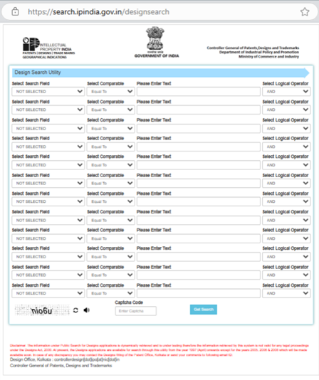 Design Search-ipindia Design Search IPIndia