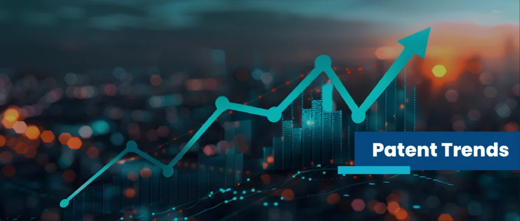 patent trends Graph of a patent trends