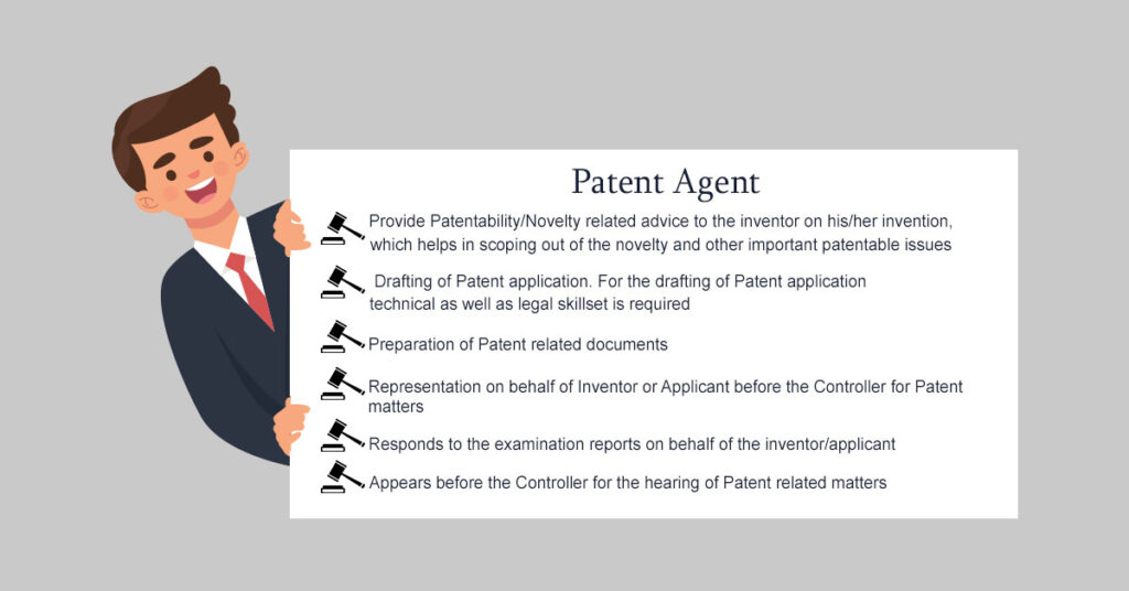 patent agent function an info graphic presentation